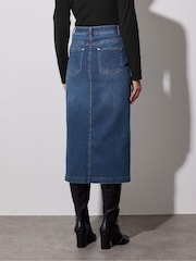 Star by Julien MacDonald Blue Eyelet Skirt - Image 2 of 6