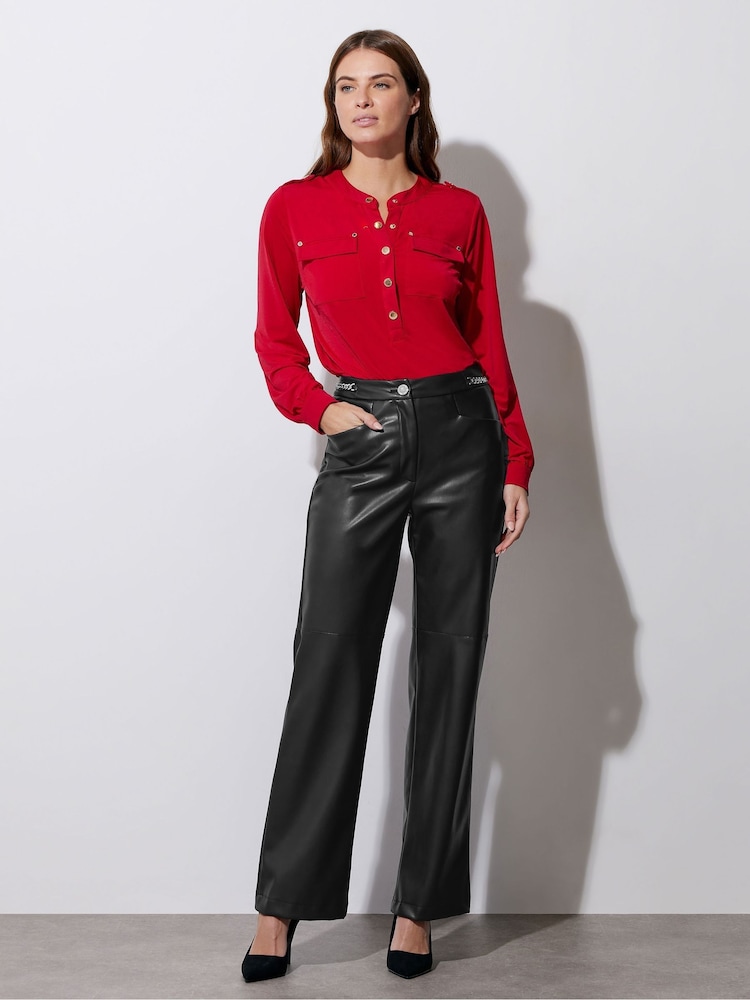 Star by Julien MacDonald Red Military Shirt - Image 1 of 6