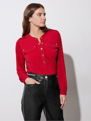 Star by Julien MacDonald Red Military Shirt - Image 4 of 6