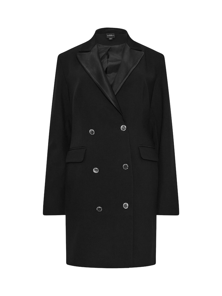 Star by Julien MacDonald Tuxedo Button Detail Dress - Image 6 of 6