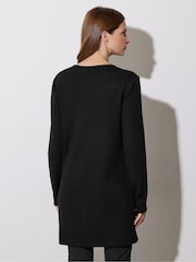 Star by Julien MacDonald Black Eyelet Zip-Up Cardigan - Image 4 of 6