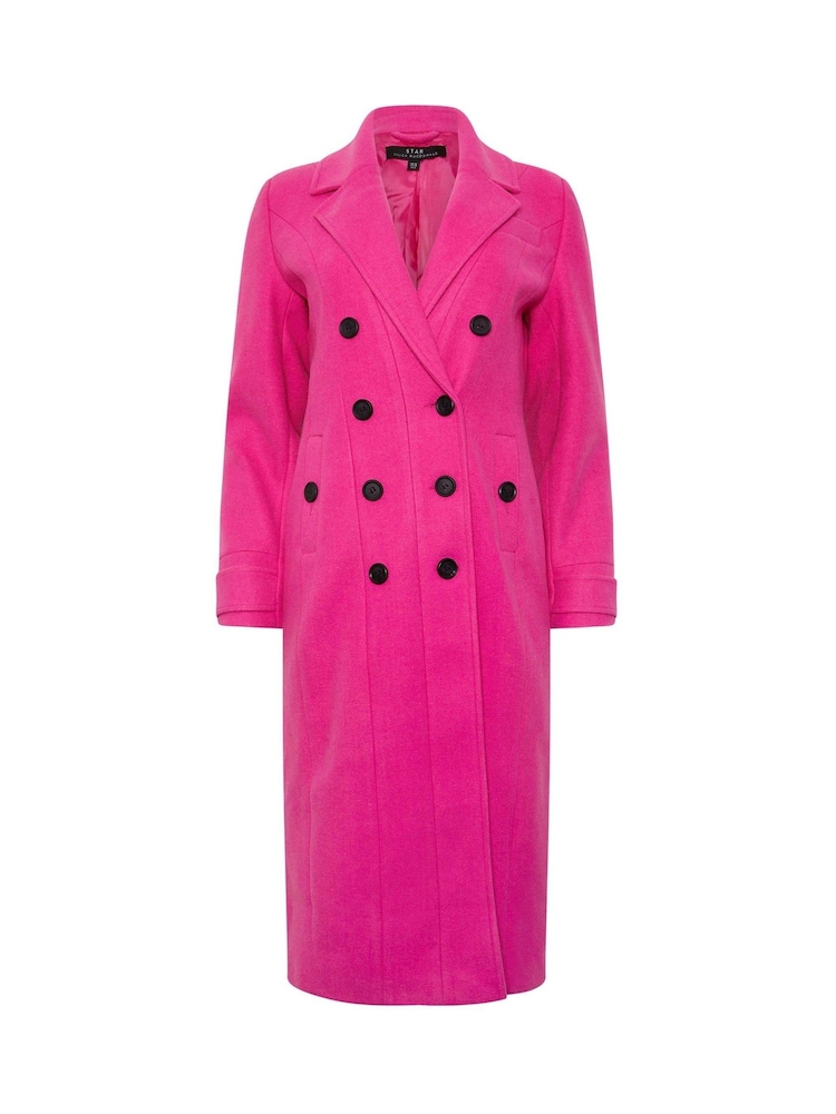 Star by Julien MacDonald Button Detail Long Coat - Imagen 6 de 6