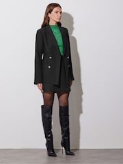 Star by Julien MacDonald Black Double Breasted Tailored Jacket - Image 6 of 7