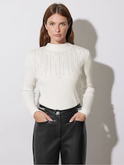 Star by Julien MacDonald Diamante Detail Jumper - Image 1 of 6