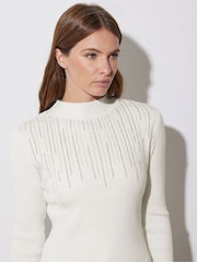 Star by Julien MacDonald Diamante Detail Jumper - Image 5 of 6