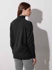 Star by Julien MacDonald Black Studded Raglan Rollneck Jumper - Image 3 of 5