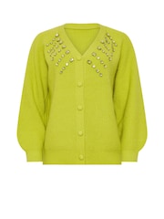 Star by Julien MacDonald Green Embellished Gem Cardigan - Image 6 of 6