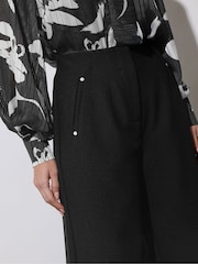 Star by Julien MacDonald Black Wide Leg Trousers - Image 4 of 5
