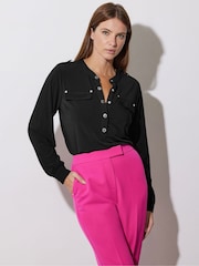 Star by Julien MacDonald Black Military Shirt - Image 2 of 6