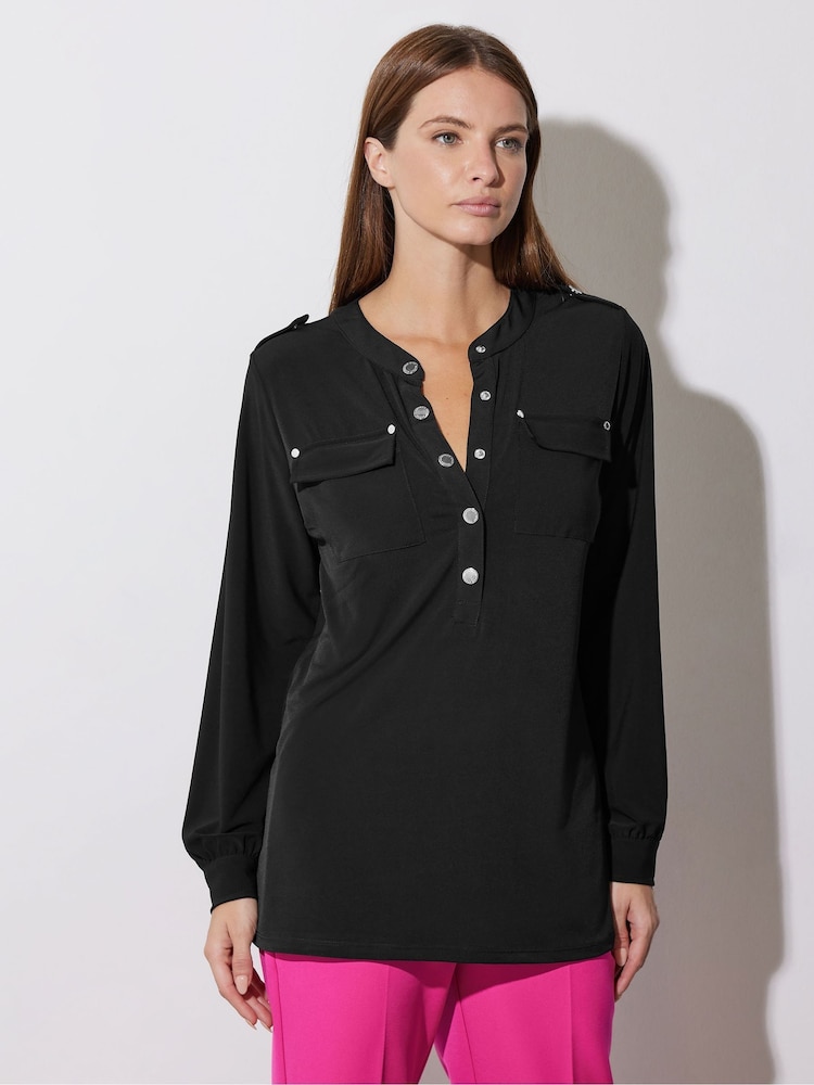 Star by Julien MacDonald Black Military Shirt - Image 4 of 6