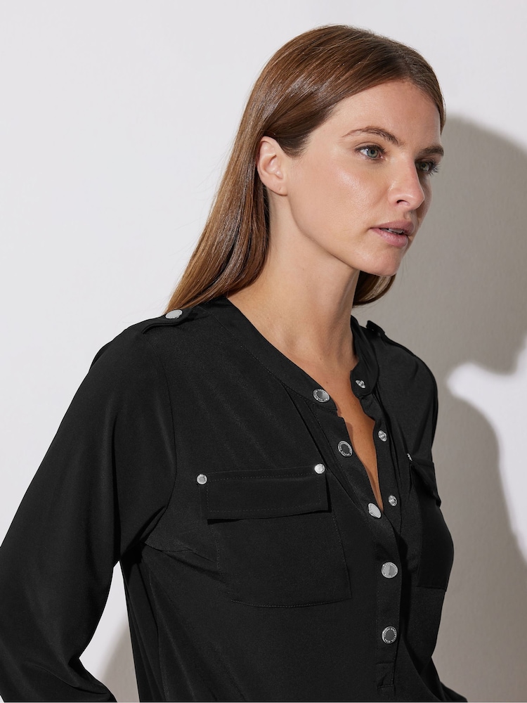 Star by Julien MacDonald Black Military Shirt - Image 5 of 6