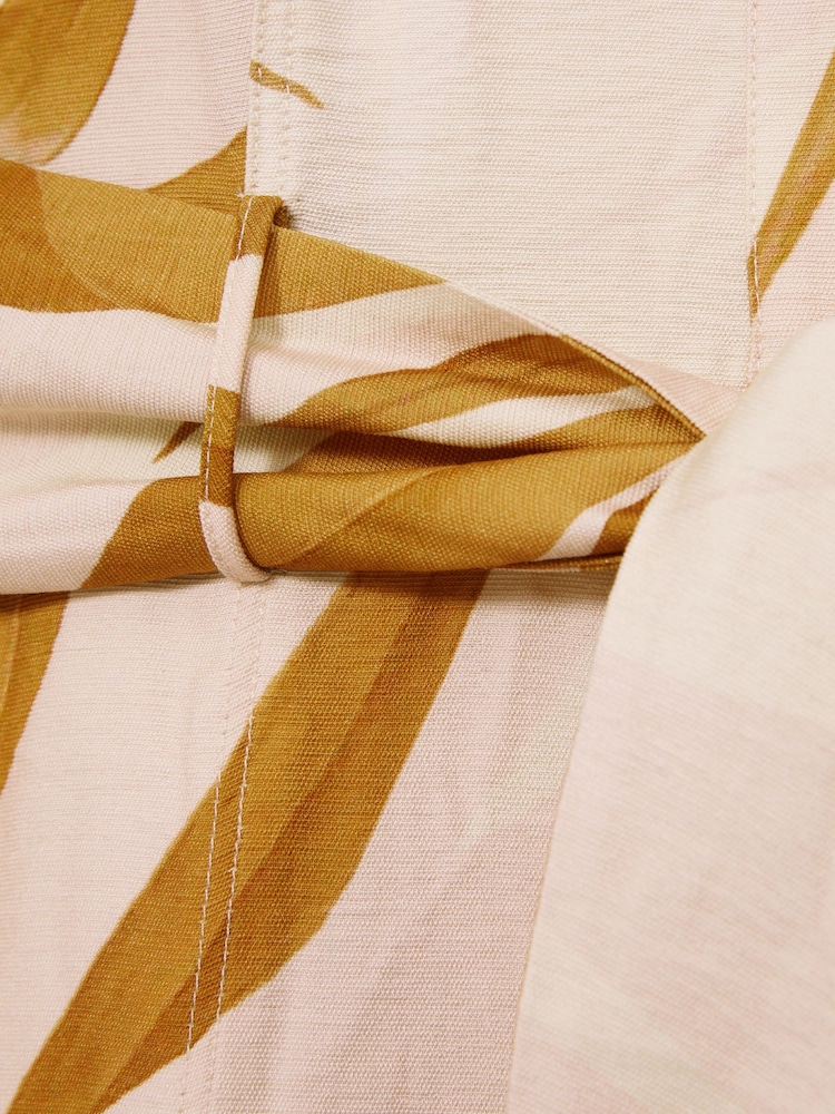 Reiss Morgan Palm-Print Sleeveless Shirt Dress - Image 6 of 6