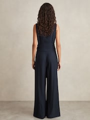 Reiss Raven Wide-Leg Belted Jumpsuit - Imagen 4 de 6