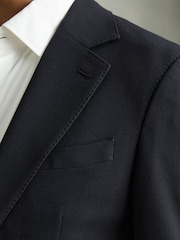 Темно-синий - Reiss Found Single-Breasted Stretch Suit Blazer Slim-Fit - Image 6 of 9