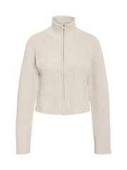 NOISY MAY Long Sleeve Funnel Neck Zip Knitted Cardigan - Slika 3 iz 3
