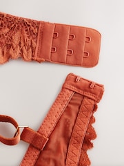 Rust Pad Balcony A-E Lace Ultimate Comfort Bra - Image 8 of 8