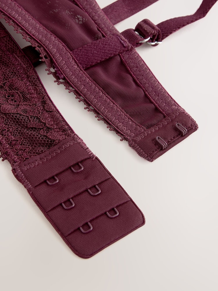 Plum Purple & Cream Light Pad Non Wire Ultimate Comfort Bras 2 Pack - Image 10 of 10 Plum Purple & Cream Light Pad Non Wire Ultimate Comfort Bras 2 Pack - Image 10 of 10
