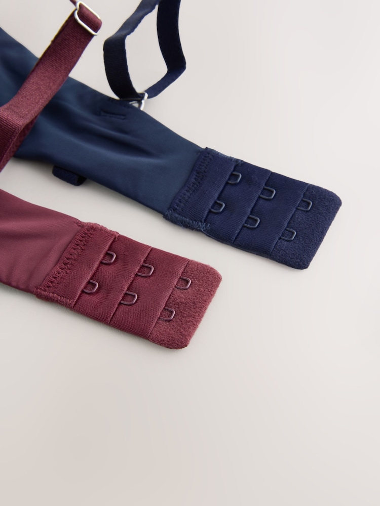 Plum škrlatna/mornarsko modra - Komplet 2 podloženih push-up nedrčkov brez kosti A-E - Slika 5 iz 5 Plum škrlatna/mornarsko modra - Komplet 2 podloženih push-up nedrčkov brez kosti A-E - Slika 5 iz 5