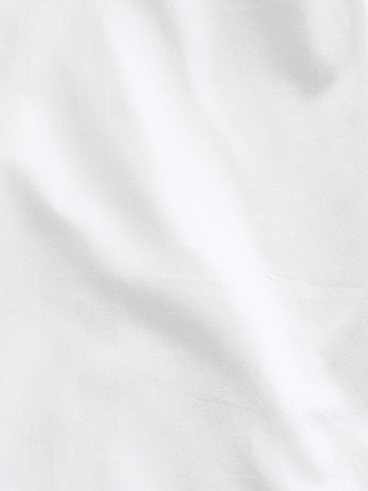 BOSS White Long Sleeve Logo Occasion 100% Cotton Shirt - Image 5 of 8