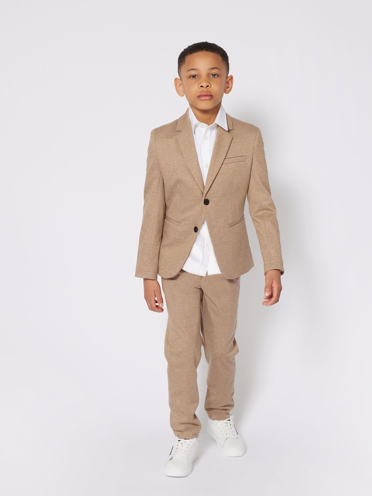 BOSS White Long Sleeve Logo Occasion 100% Cotton Shirt - Image 8 of 8