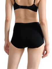 Negro - Pack de 6 braguitas grandes Basic+ de Sloggi - Imagen 3 de 5