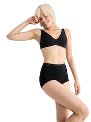 Negro - Pack de 6 braguitas grandes Basic+ de Sloggi - Imagen 4 de 5