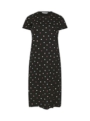 Yours Curve Purple Look To The Stars Midaxi 100% Cotton Nighties 2 Pack - Image 8 of 8