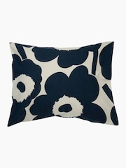 Marimekko Cotton Dark Blue UNIKKO Pillow Case - Image 2 of 4