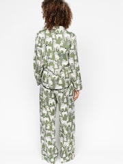 Cyberjammies Green Dog Print Pyjamas Set - Image 2 of 3