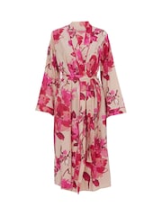 Bata larga con estampado floral de Cyberjammies - Imagen 4 de 4