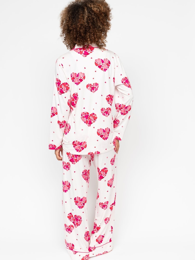 طقم من بيجامة بطبعة قلب من Cyberjammies - صورة 2 من 3