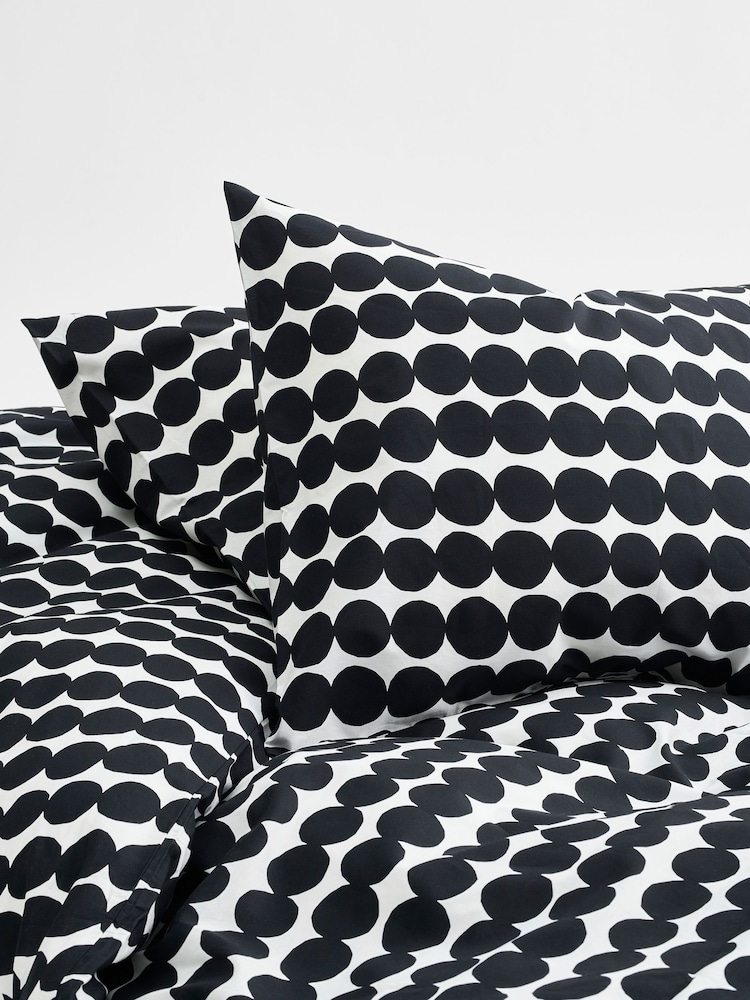 Marimekko White Black RÄSYMATTO Duvet Cover - Image 1 of 4