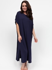 Cyberjammies Blue Jersey Capslv Long Nightdress - Image 2 of 4