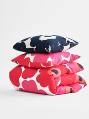 Marimekko White Red UNIKKO PC Duvet Cover - Image 3 of 4