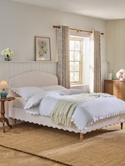 Laura Ashley Glynteg Dusky Rose Almington Upholstered Bed - Image 1 of 4