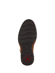 Pavers Brown Patched Lace Up Boots - Image 5 of 5