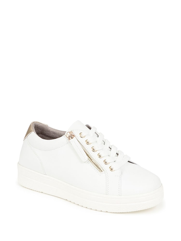 Pavers White Lace-Up Chunky Trainers - Image 2 of 5