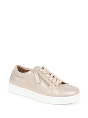 Pavers Gold Lace-Up Chunky Trainers - Image 2 of 5