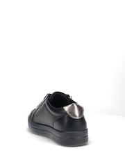 Pavers Black Lace-Up Chunky Trainers - Image 3 of 5