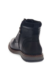 Pavers Black Patched Lace Up Boots - Image 3 of 5