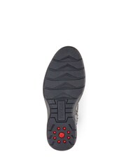 Pavers Black Patched Lace Up Boots - Image 5 of 5
