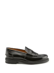Jones Bootmaker Black Conrad Leather Loafers - Image 1 of 5
