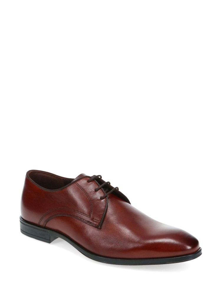 Pavers Brown Smart Leather Shoes - Image 2 of 5