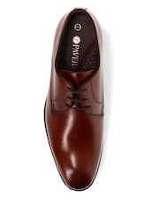 Pavers Brown Smart Leather Shoes - Image 4 of 5