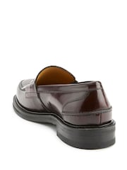 Jones Bootmaker Brown Conrad Leather Loafers - Image 3 of 5