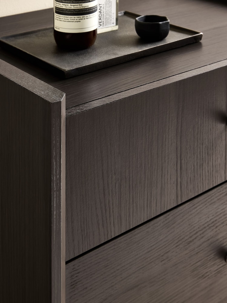 MADE.COM Dark Brown Macauley Chest of Drawers - Image 2 of 6 MADE.COM Dark Brown Macauley Chest of Drawers - Image 2 of 6