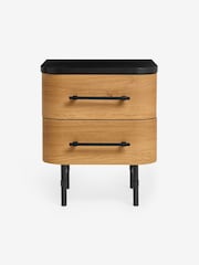 MADE.COM Oak Effect Zeke Bedside Table - Image 2 of 5