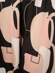 Adrianna Papell Printed Maxi A-Line Black Skirt - Image 7 of 7