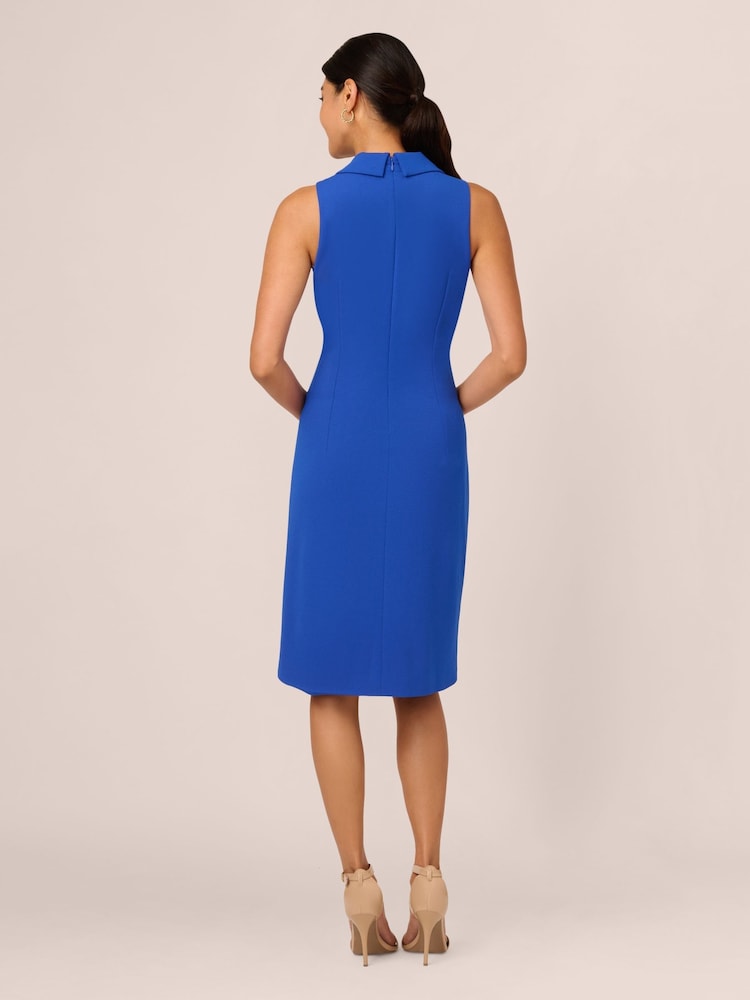 Adrianna Papell Blue Jewel Tuxedo Short Dress - Image 2 of 7