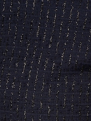Adrianna Papell Blue Glitter Boucle Stretch Gown - Image 7 of 7